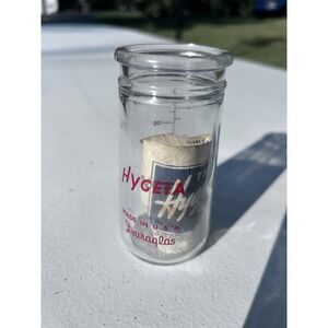 hygeia baby bottle Nursing Glass 4oz Pamphlet No Lid Vtg